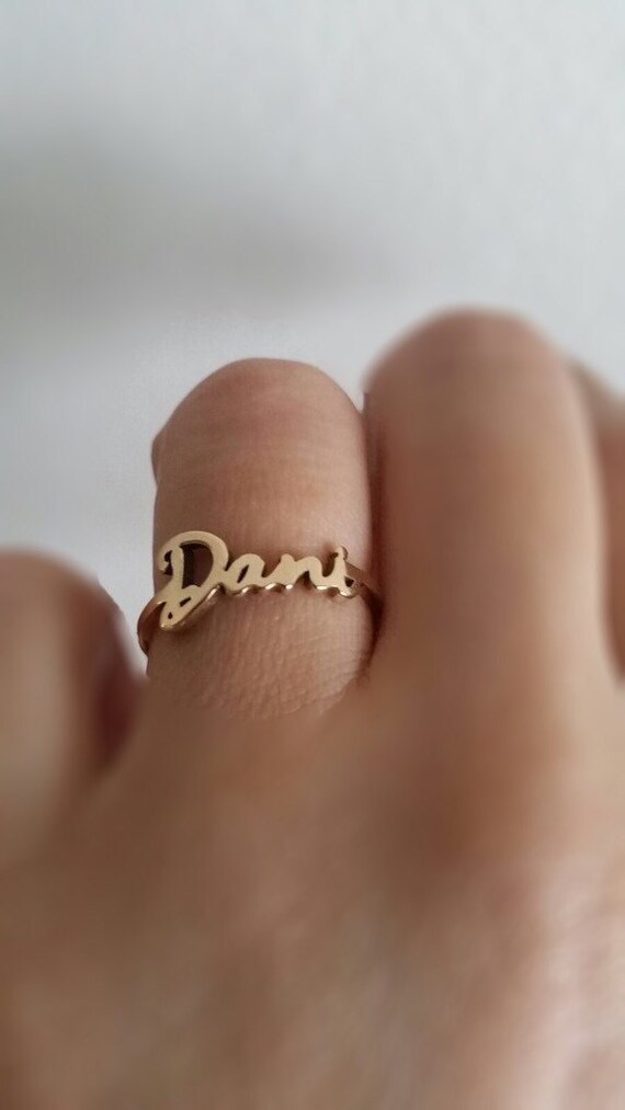 Name ring band deals