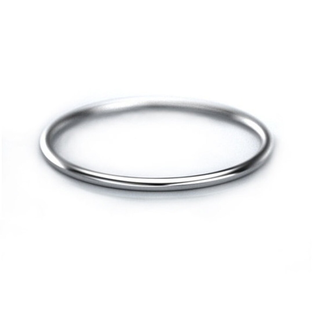 Thin White Gold Band. 14K SOLID Gold. Thin Wedding Band. Bridal Jewelry