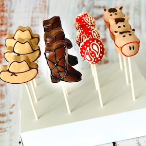 Cowboy, Western Cake Pops