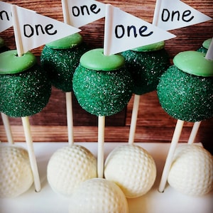 Golf Ball Cake Pops