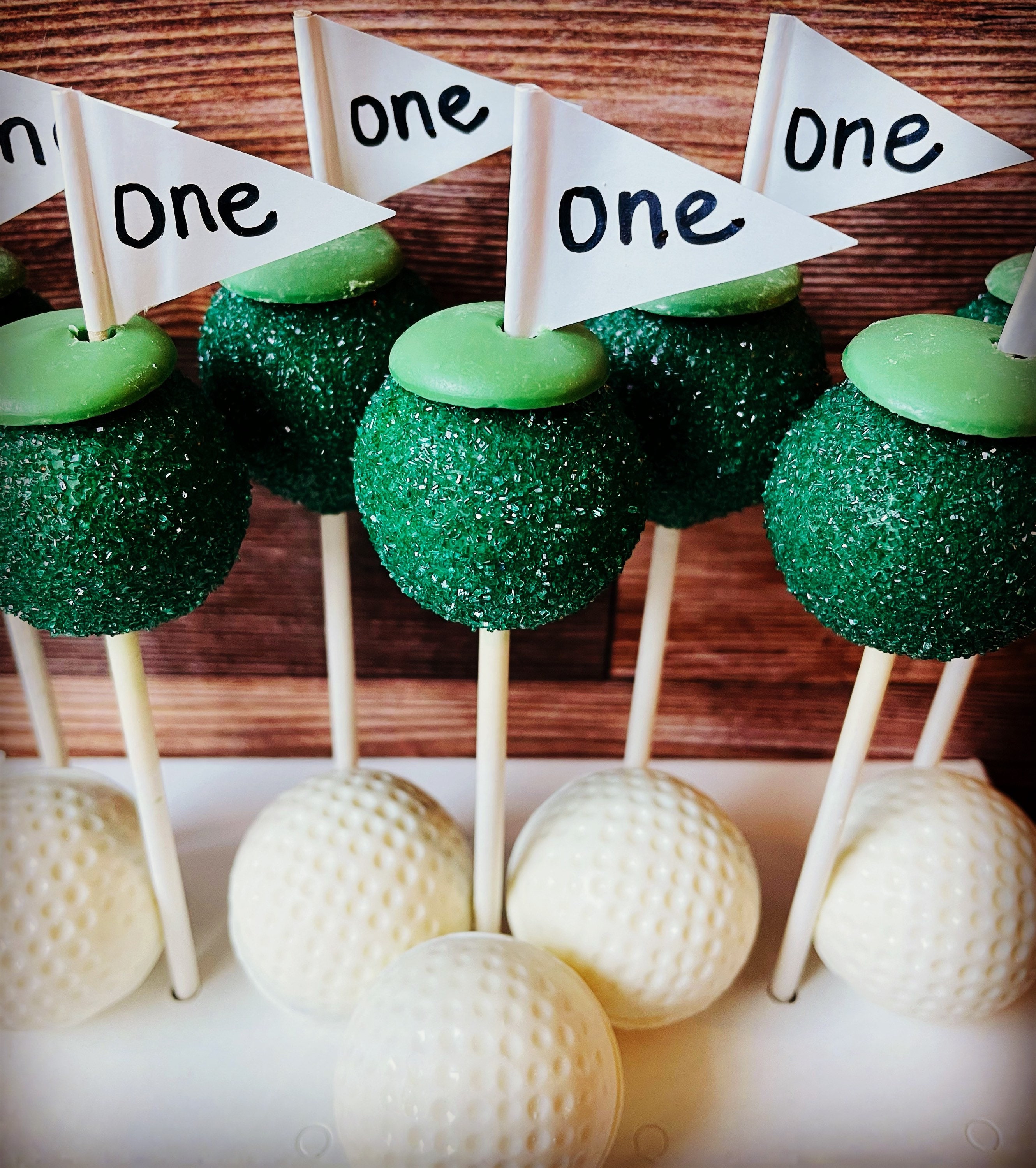 Golf Ball Cake Pop 