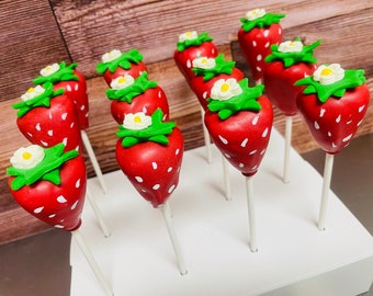 Strawberry Cake Pops