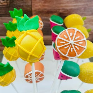Two-tti Frutti Cake Pops