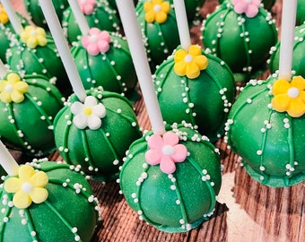 Cactus Cake Pops