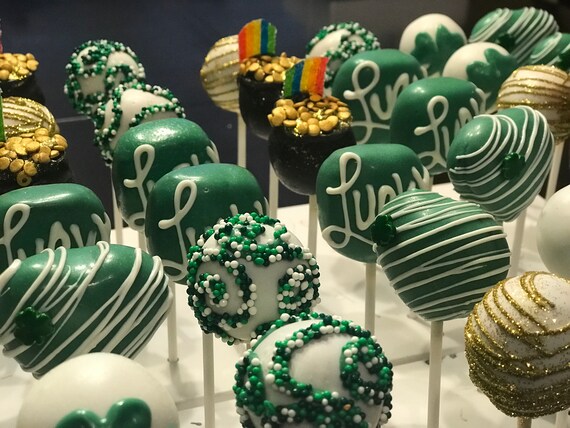 St. Patrick's Day Cake Pops Il_570xn
