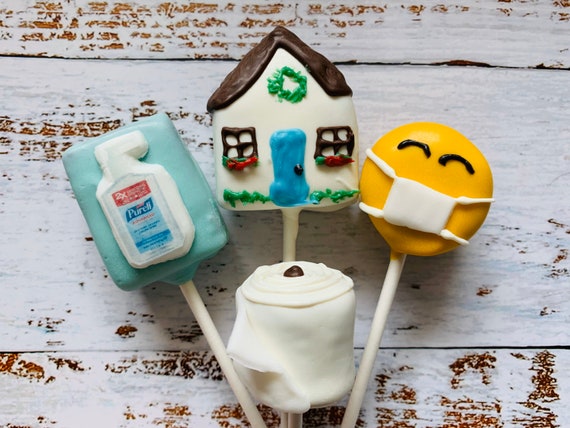 Stay at Home, Social Distancing Cake Pops Il_570xn