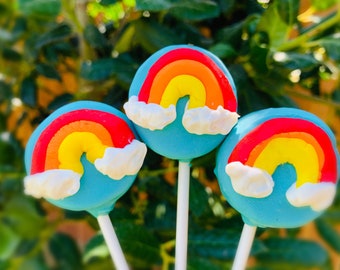 Rainbow Cake Pops