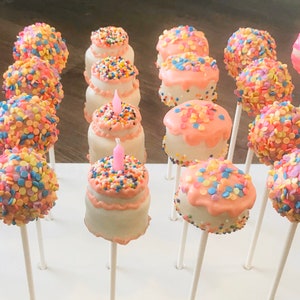 Birthday Cake Cake Pops