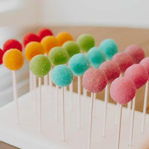 Rainbow Sprinkle Cake Pops Etsy