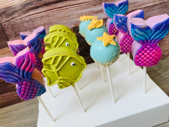 Mermaid, fish, under the sea Cake Pops Il_570xn