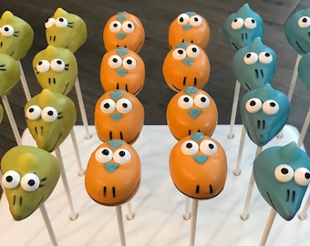 Dinosaur Train Themed Cake Pops