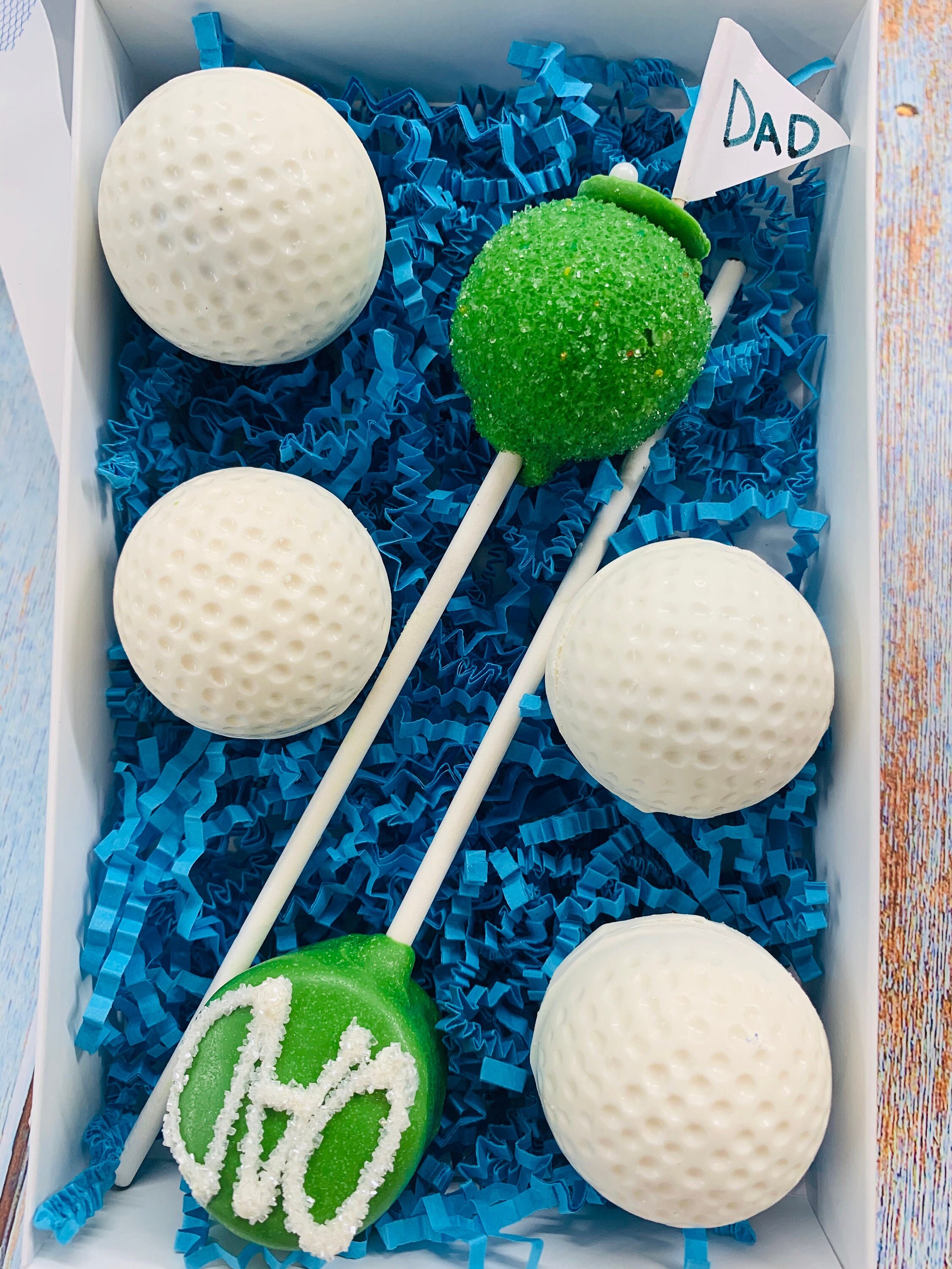 i heart baking!: golf ball cake pops