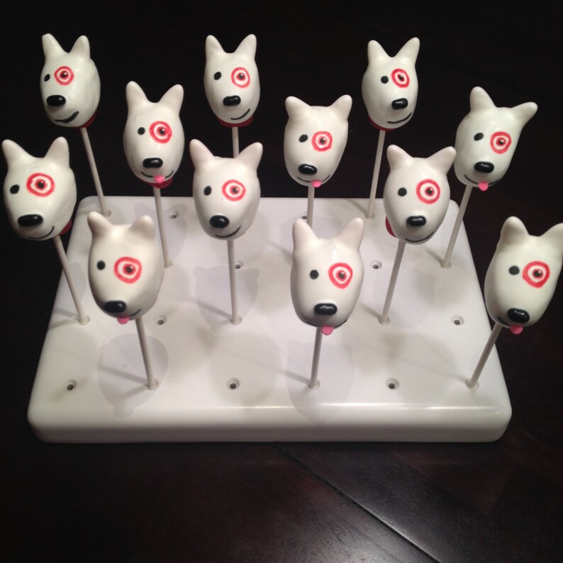 Bullseye Target Dog Cake Pops Etsy
