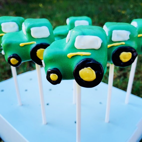 John Deer Tractor Cake Pops Il_570xn