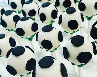 Soccer Ball Cake Pops