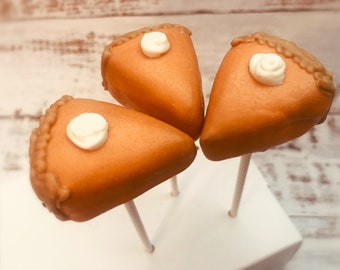 Pumpkin Pie Cake Pops