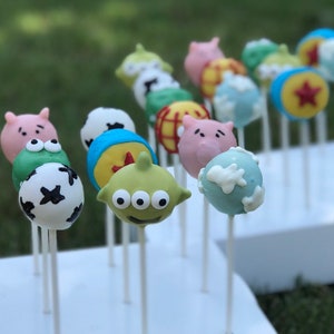Toy Story Inspired Cake Pops
