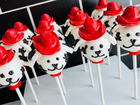 Dalmatian Fire Dog Cake Pops Il_570xn