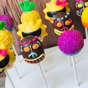 Luau, tiki, sun,summer Cake Pops