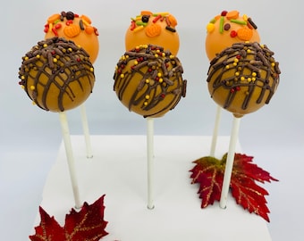 Pumpkin Pie & Salted Carmel Cake Pops