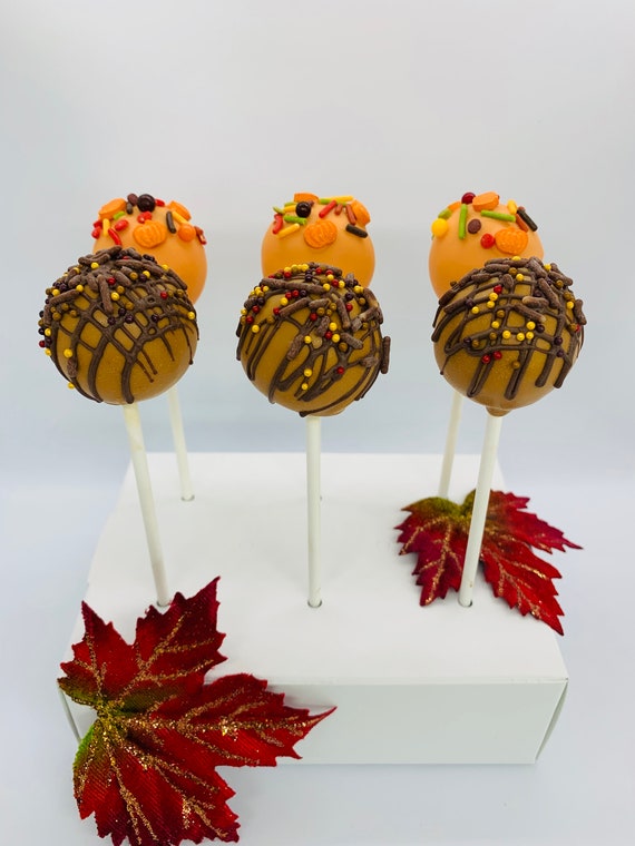 Pumpkin Pie & Salted Carmel Cake Pops Il_570xn