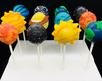 Planets, Solar System Cake Pops