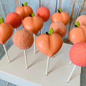 Peach Cake Pops