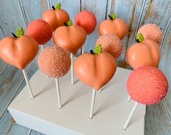 Peach Cake Pops