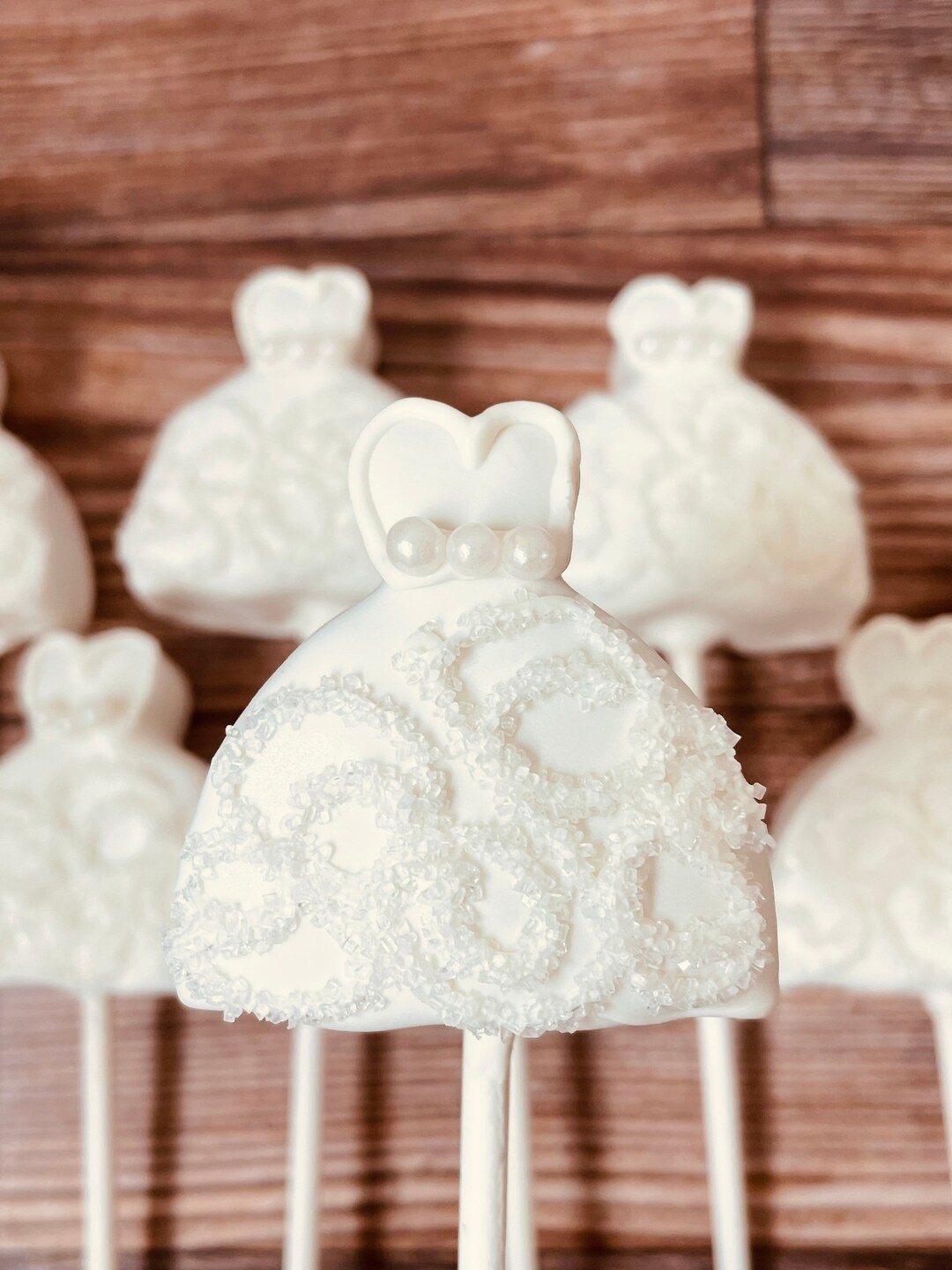 Wedding Dress Cake Pops - Etsy