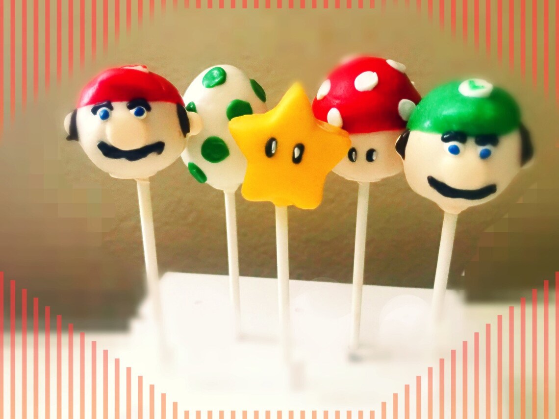 Video Game Character Inspired Cake Pops - Etsy