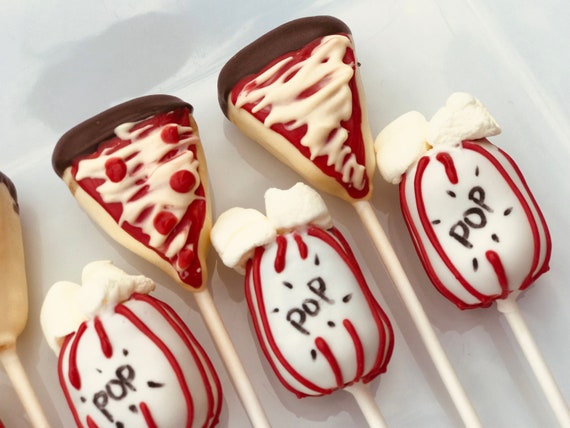 Pizza and Popcorn Cake Pops Il_570xn