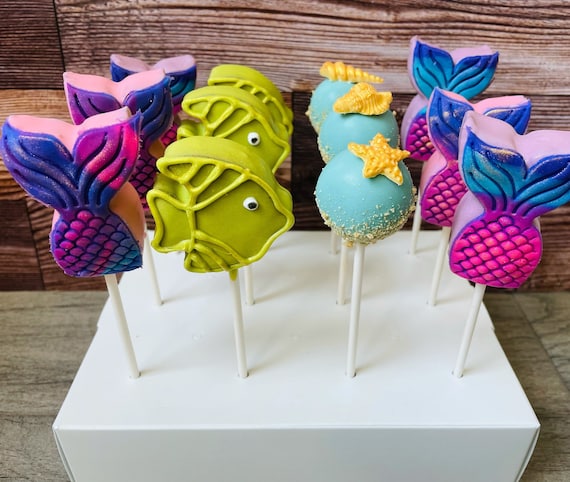 Mermaid Fish Under The Sea Cake Pops Etsy Canada