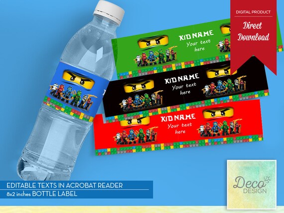 lego ninjago water bottle