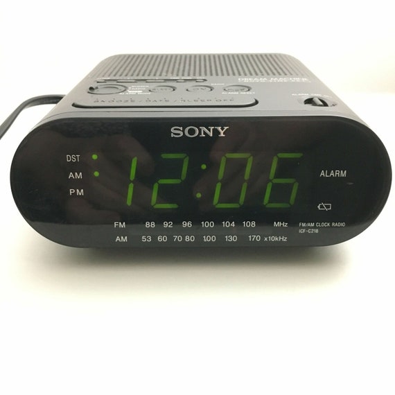 Sony Dream Machine Model Icf C218 With Backup Battery Auto Etsy