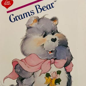 80s Butterick 6933 Grams Care Bear Sewing Pattern Grandmother Bear Uncut