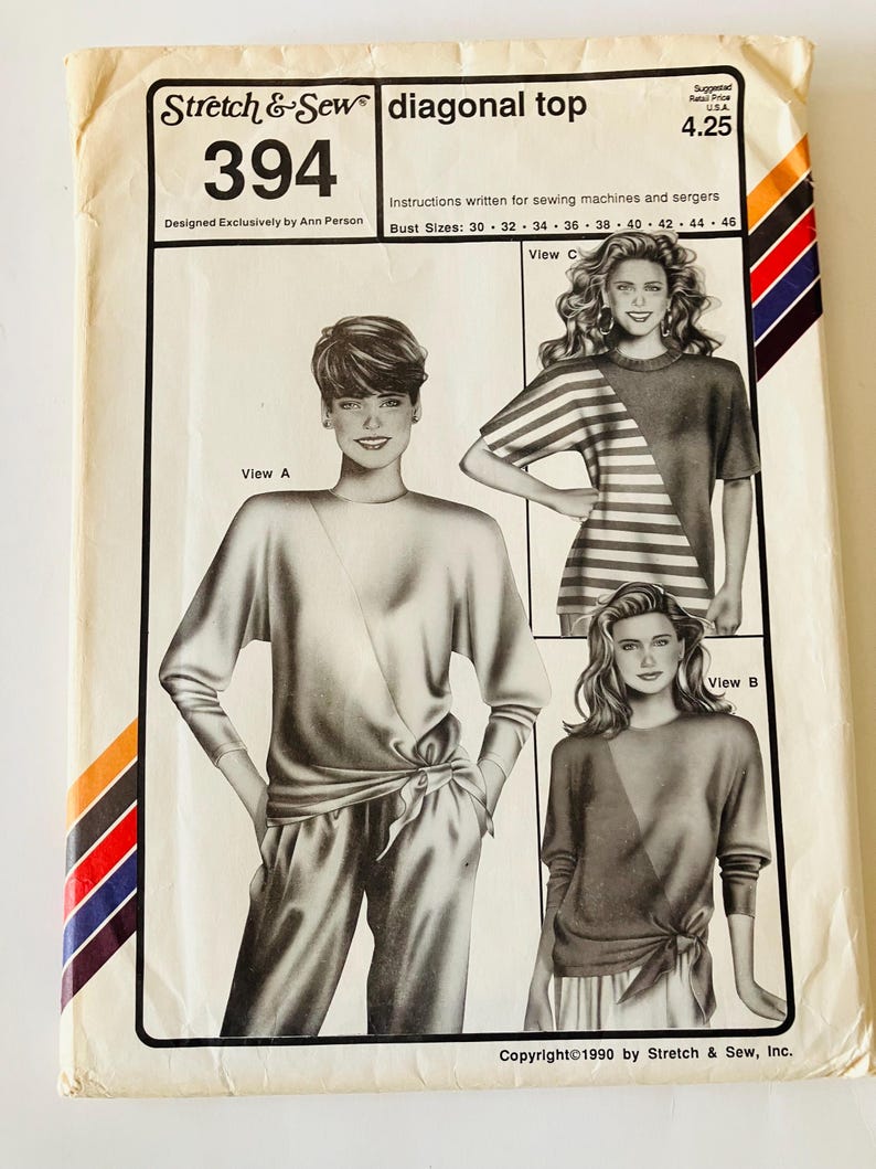 U-pick Stretch and Sew Patterns Designed by Ann Person Uncut - Etsy