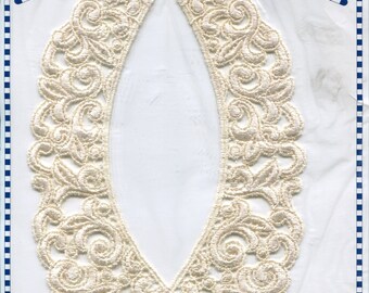 Daisy Kingdom Vintage Lace Collar for Girls Fancy Dresses  #5049-12599