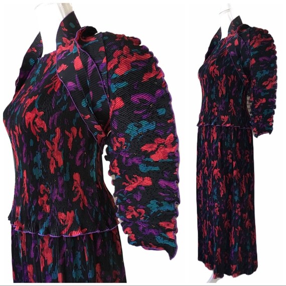 Vintage 80’s Ellen Hauptli Fortuny Pleat 3Pc Set