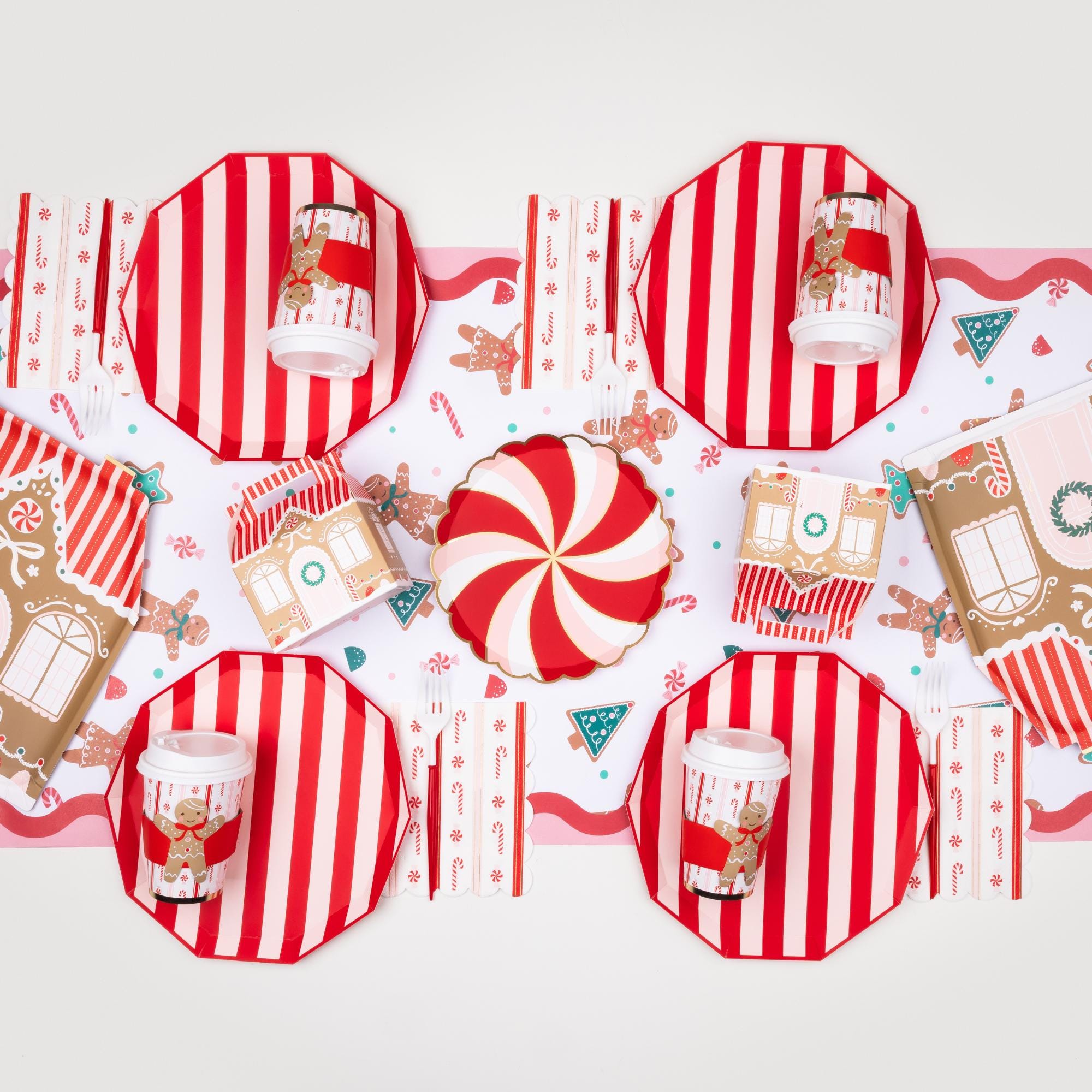 Sweet Gingerbread House Large Plates - Etsy