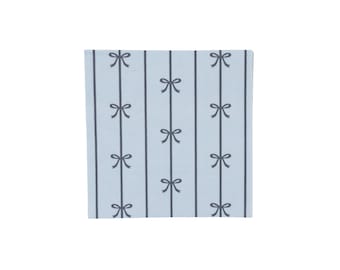 Blue Bow Cocktail Napkins