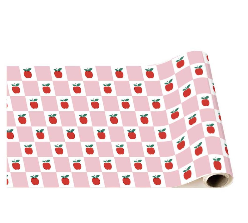 Apple & Pink Checker Table Runner - Thumbnail 2
