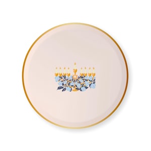 Happy Hanukkah Dessert Plates