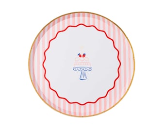 Birthday Cake Plate