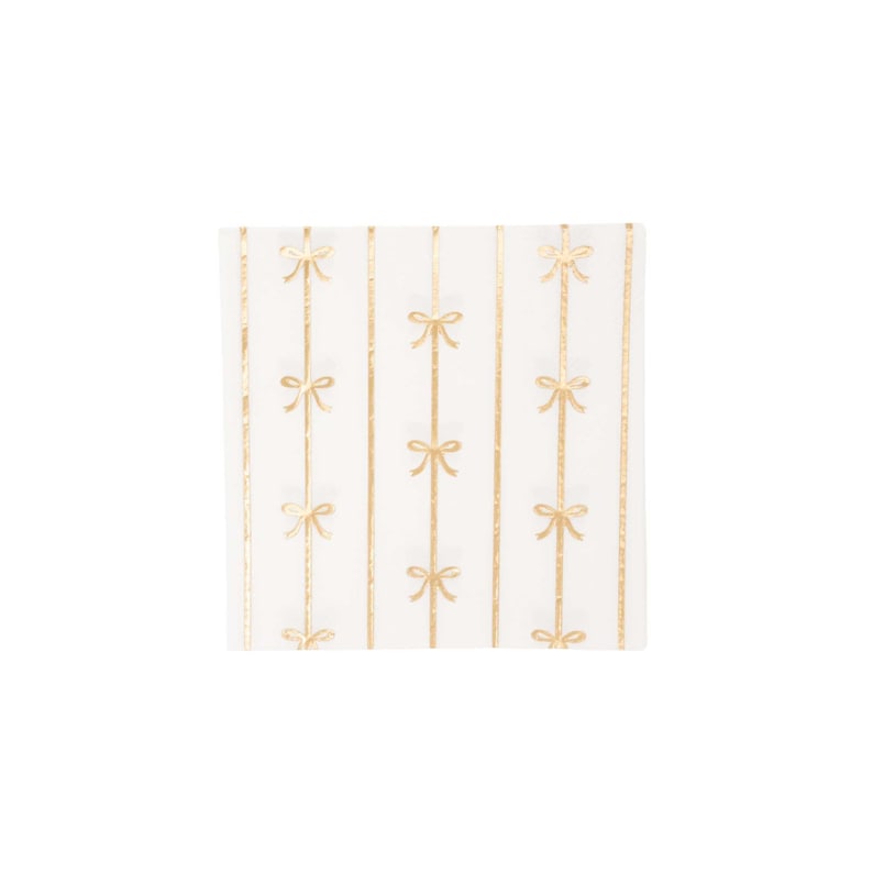 Bonjour Fête Bow Cocktail Napkins - Thumbnail 5