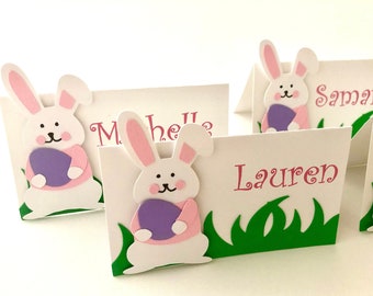 Easter Place Cards, Easter Decorations, Bunny Food Labels, Easter Party - 10