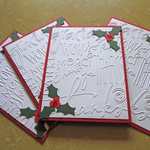 Biglietti di ringraziamento per Natale, biglietti di ringraziamento per le feste, biglietti di ringraziamento in rilievo, set di biglietti di ringraziamento per Natale, biglietti in rilievo, biglietti di Natale