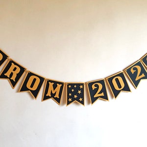 Prom Banner, Prom Decorations, Prom 2020, High School, Junior, Senior Prom Night, Prom Party, Sign, Backdrop, Custom Banner