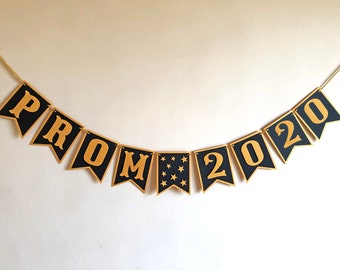 Prom Banner, Prom Decorations, Prom 2020, High School, Junior, Senior Prom Night, Prom Party, Sign, Backdrop, Custom Banner