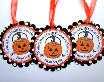 Halloween Tags, Halloween Gift Tags, Halloween Party, Trick or treat, Halloween Labels Halloween treat tags Bag Tags, Favor Tags,  Hang Tags