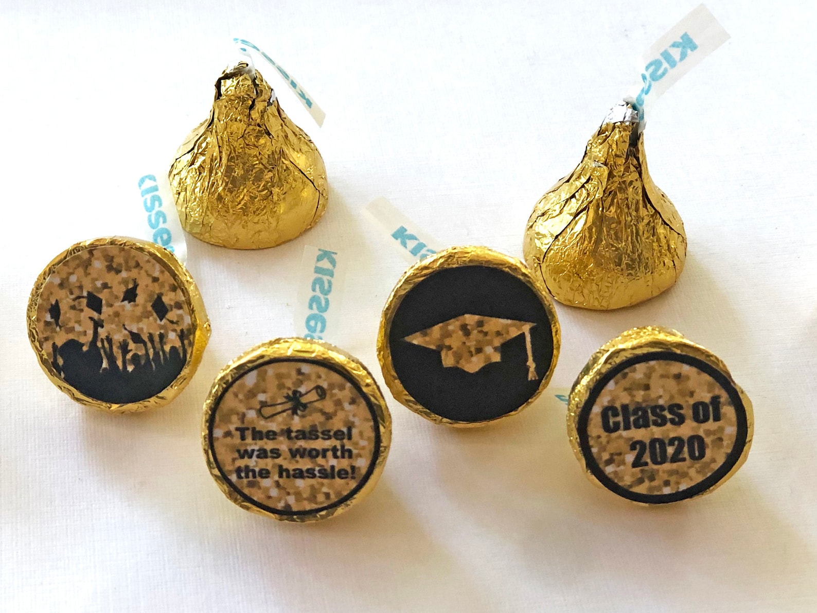 Printable Graduation Hershey Kiss® Stickers Labels High - Etsy